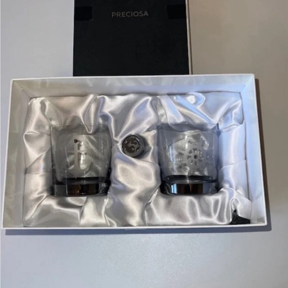 Nautical Whiskey Glasses Set–Anchor & Ship Wheel | Preciosa Crystal Barware Gift - Picture 15 of 16